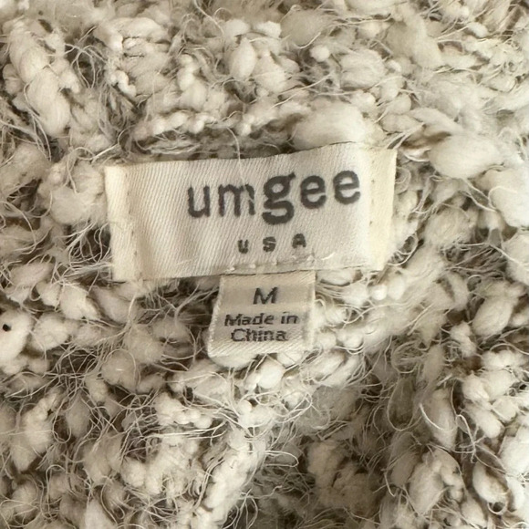 Umgee | Sweater Dress Chunky Knit Sleeveless High Low Hem Turtleneck BUTTER SOFT - Picture 6 of 7